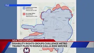 Disability rights activists challenge Metro Transit's plans to cut Call-A-Ride services