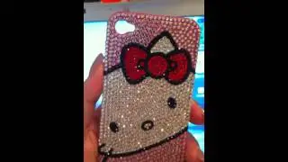Hello Kitty Bling Iphone 4 Case - Rhinestones