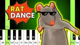 RAT DANCE meme Song - PIANO FACIL - Chess Type Beat
