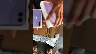 Iphone 11 purple colour unboxing #iphone#iphone11#youtube#short