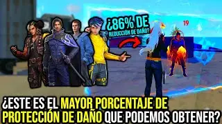 ¿CUÁL ES EL MÁXIMO PORCENTAJE DE PROTECCIÓN DE DAÑO QUE PODEMOS OBTENER EN FREE FIRE? | SHADOWGAMES