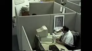 Man destroyed computer