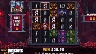 Blade & Fangs slot game $200 bonus buy!