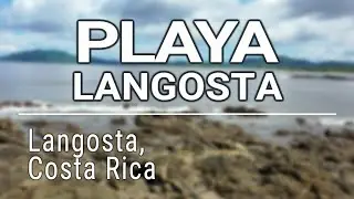 4K aerial views of Playa Langosta - Langosta, Costa Rica (4K) (Aerial)