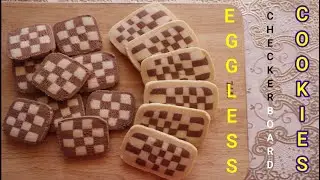 EGGLESS CHECKERBOARD COOKIES I Homemade @siimplyvegetariian