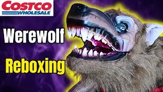 Werewolf  Halloween Animatronic Reboxing Costco