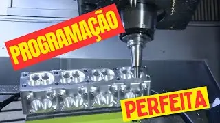 USINAGEM DE BLOCO DE MOTOR EM CENTRO DE USINAGEM 5 EIXOS.😲