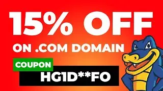 Hostgator coupon code ! Hostgator coupon! Hostgator discount code ! 15% Discount on All domain !