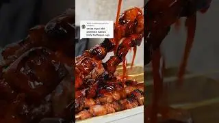 Filipino pork BBQ with secret sauce 🤫 #filipino #bbq #food #joverttupag