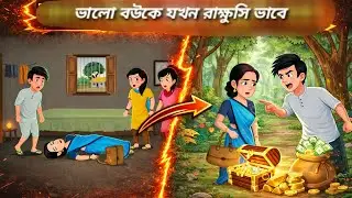 ভালো বউকে যখন রাক্ষুসি ভাবে||Cartoon Bangla||Bangla Cartoon