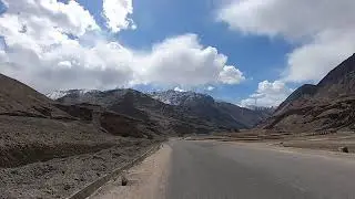 Towards Sangam of rivers Sindhu (also known as Indus) and zanskar in Ladakh, India