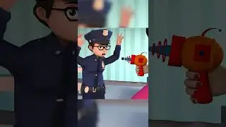 Nick Police Takes Bullet For Doll  #cartoon #animation