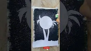 Painting with toothbrush #shorts