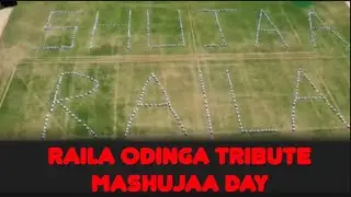 🔥RAILA ODINGA TRIBUTE IN ITHOOKWE STADIUM - Raila Past Clip Singing Jamaican Farewell