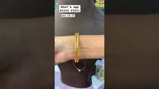 Real gold look Daily wear bangles.. #bangles #onegramgold #jewellery #shorts