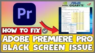 How to Fix Adobe Premiere Pro Black Screen ISSUE | 2023 Easy Fix #updated