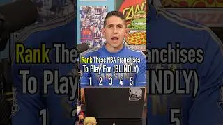 RANK THESE NBA FRANCHISES TO PLAY FOR! Do You Agree? #shorts #nba #basketball #lineup #mvp #ranking