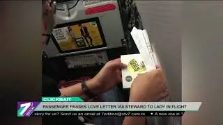 Clickbait |&nbsp;Passenger Passes&nbsp;Love Letter Via Steward To Lady In Flight