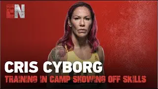 Cris Cyborg Impressive Boxing Skills In camp With Vergil Ortiz Sr | EsNews Boxing
