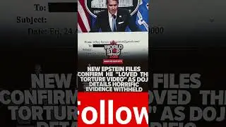 Новые документы по делу Джеффри Эпштейна подтверждают детали утаенных доказательств😱 #epsteinfile...