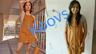 #koovs shopping haul.. Denim dress