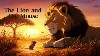 The Lion and the Mouse | English Bedtime Story for Kids | Aesop’s Fable with Moral