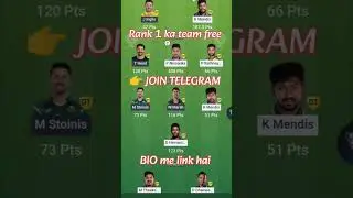 AUS VS SL TODAY MATCH DREAMTEAM T20 WC 2026 GL RANK 1 KA TEAM FREE MILEGA JOIN #shorts #cricket