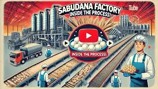 How Sabudana is Made in Mega Factories | Step-by-Step Production Process
