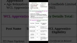 WCL APPRENTICE
