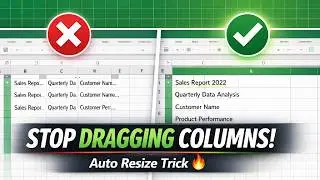 Make Excel Columns Resize Automatically – Easy VBA Trick