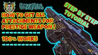 MODERN COMBAT 5 | HOW TO GET ATTACHMENTS FOR PRESTIGE WEAPONS | NO CLICKBAIT |
