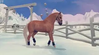 Training my horse + riding western for the first time EVER in Star Stable Online, SSO RRP🐴❄️
