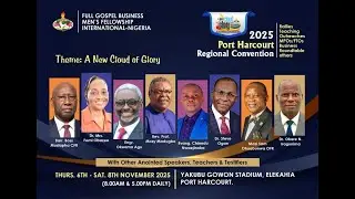 2025 PORT HARCOURT REGIONAL CONVENTION (DAY 1) || A NEW CLOUD OF GLORY || 6TH NOVEMBER 2025