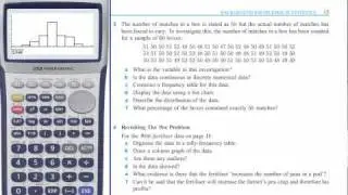 Drawing a Histogram with a Casio FX9860