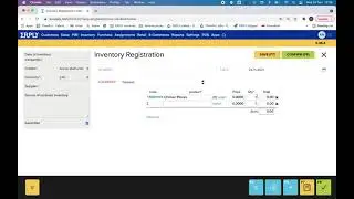 How to register stock of an assembly product in ERPLY Back Office