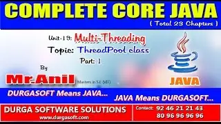 Core Java-Multi-Threading-ThreadPool class-Part 1