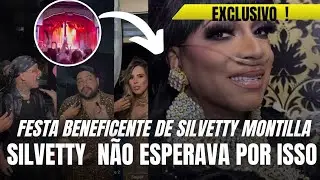 SILVETTY MONTILLA saiu do hospital direto para o show beneficente na Blue Spice