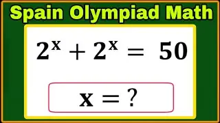Spain| A Mind Blowing Math Problem| Brain Buster Math| Can you solve this? #mathematics 