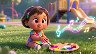 Playground Art Fun Day 🎨🎡 Fun Kids Song | Creative Play & Learning