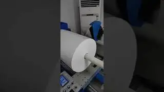 Fabric Slitting Machine | Textile Roll Slitter | Easty FRS 600mm diameter slitting demo