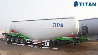 Silobas Trailer - 30/33/35 cbm bulk cement powder tankers trailer for sale