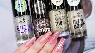 Essence Transforming Top Coat 💅 (holo, glitter, sand and chrome effect!) - femketjeNL