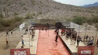 Tough Mudder Arizona 2018 Kong Obstacle Drone 4k