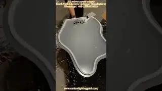 Diy vanity mirror with lights, led mirror touch sensor switch with 96W driver.#led  #manufacturer