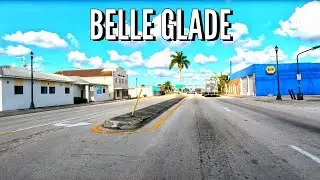 Belle Glade Florida Driving Through