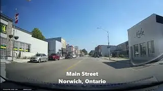 Drive in Norwich, Ontario Along Main Street and Stover Street (Sept. 21/24)