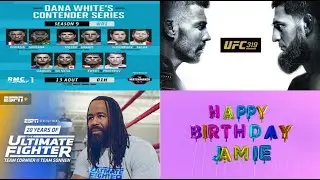 DWCS Week 1 Afterparty, TuF Talk, UFC 319 Fight Week and Jamie's Birthday Party