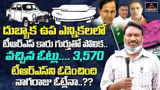 Dubbaka By Election Independent Candidate Nagaraju Reaction On Raghunandan Rao Victory | Mirror TV