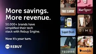 Rebuy: End-to-end personalization platform for ecommerce