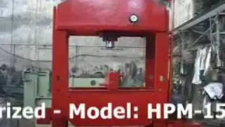 Manek - Hydraulic Four Pillar Press, 150 Tons Motorized, Model: HPM-150
